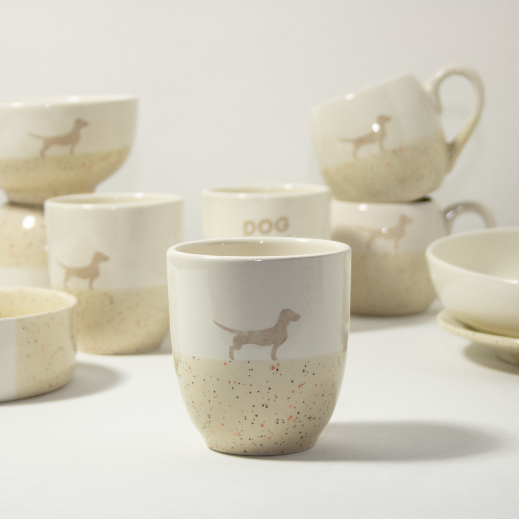 Tasse Lieblingshund Sand