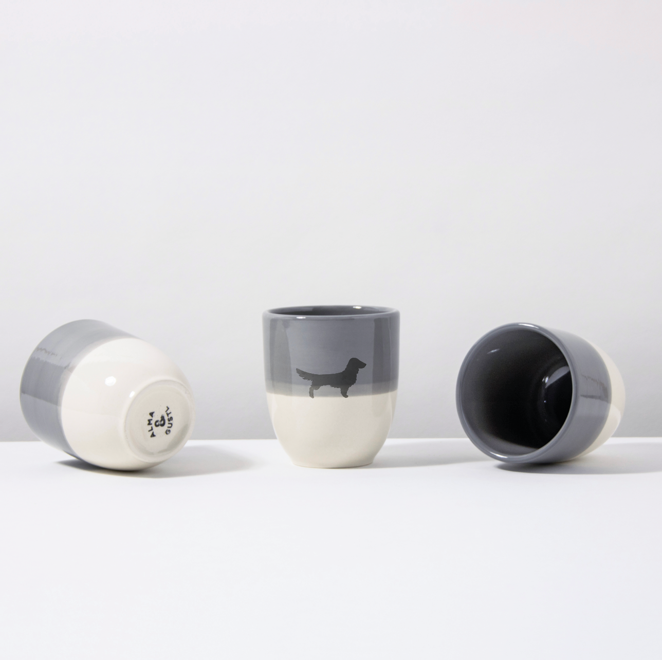 Becher Langhaardackel Dusty