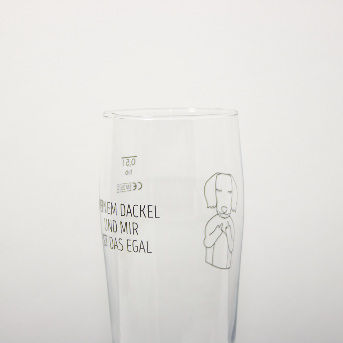 Bierglas Frechdackel