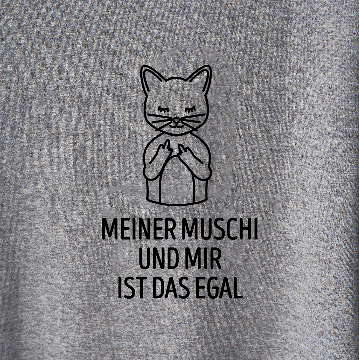 Organic T-Shirt: „Meiner Muschi und mir ist das egal“