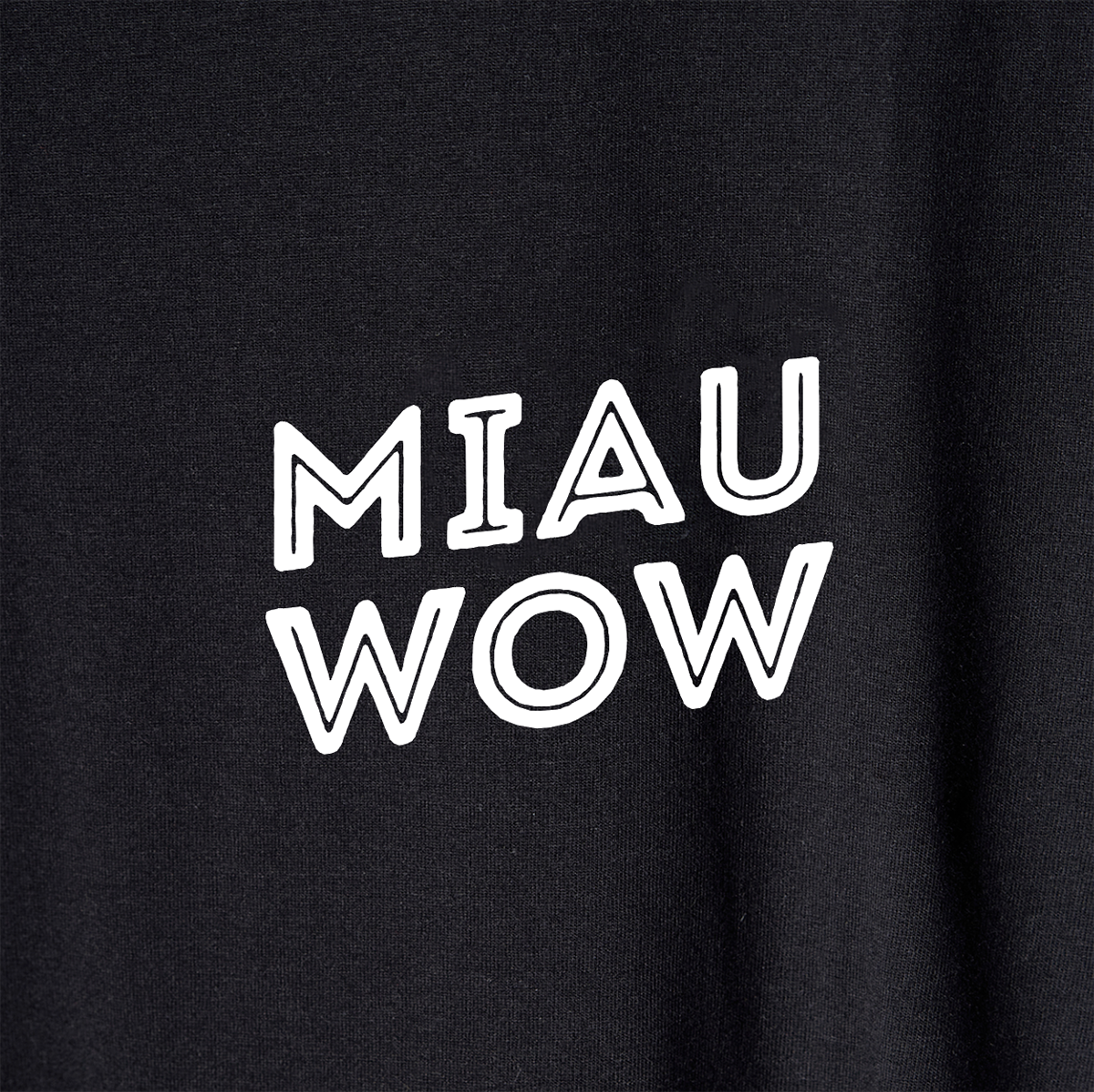 Unisex T-Shirt: MEOW WOW