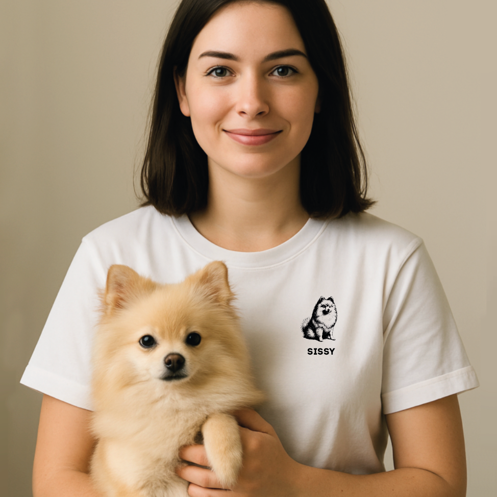 Organic T-Shirt Lieblingshund Furry: personalisiert