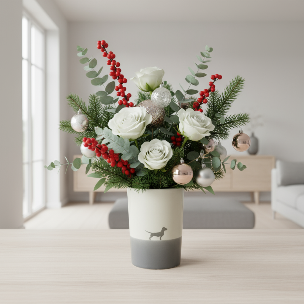 Vase 16 Lieblingshund Dusty