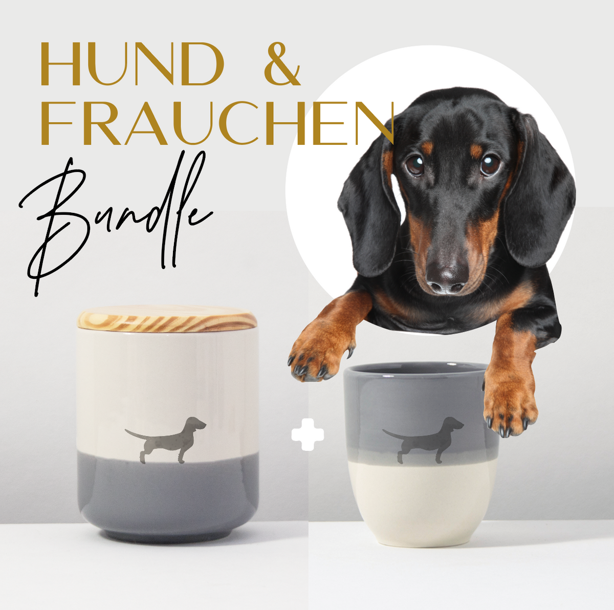 Hund & Frauchen Bundle Dackel