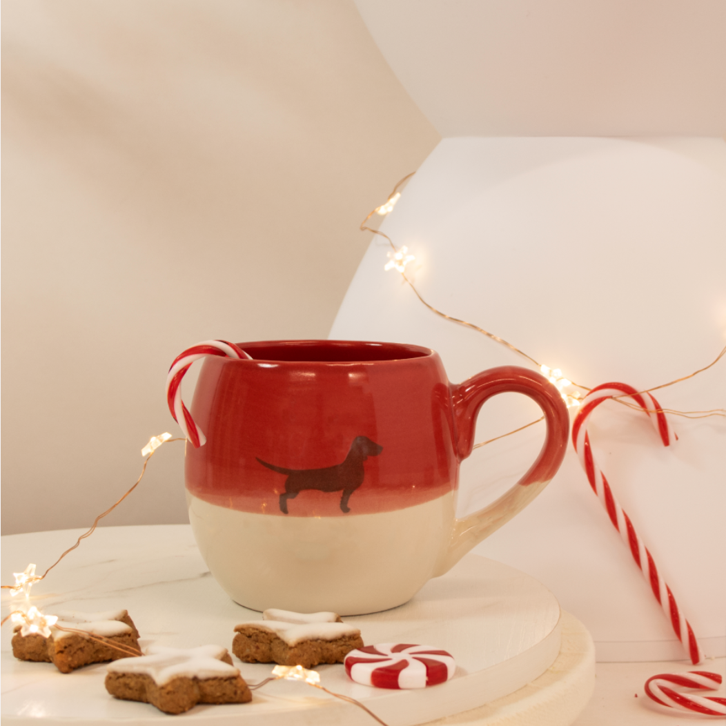 Tasse Lieblingshund Weihnachts-Edition Ruby Red