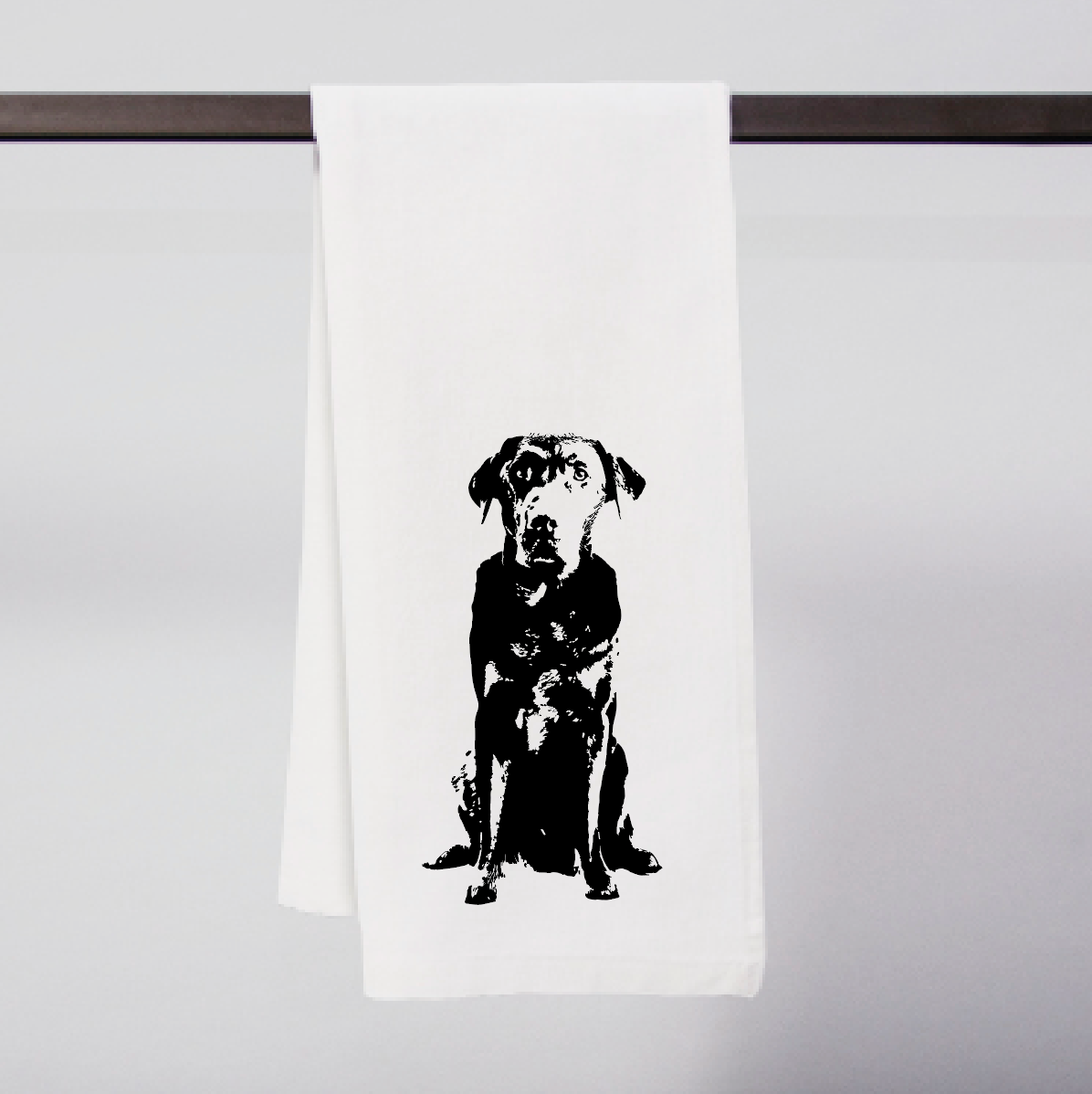 Tea towel favorite dog