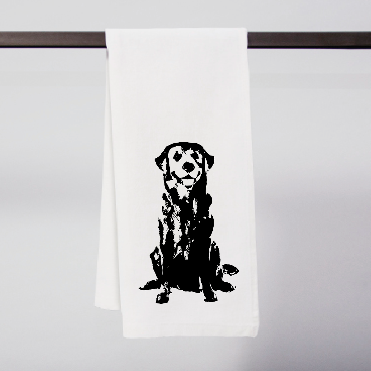 Tea towel favorite dog