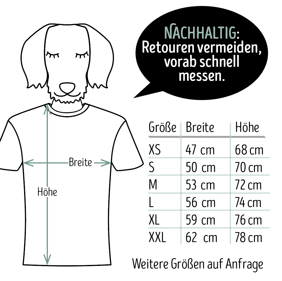 Organic T-Shirt: „I like my coffee as strong as my dogs attitude"
