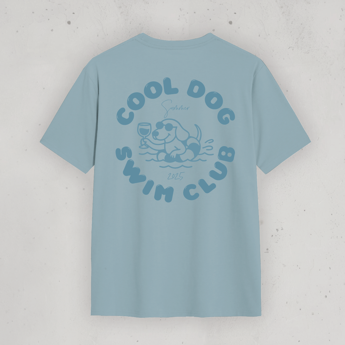 Organic T-Shirt: Cool Dog Swim Club
