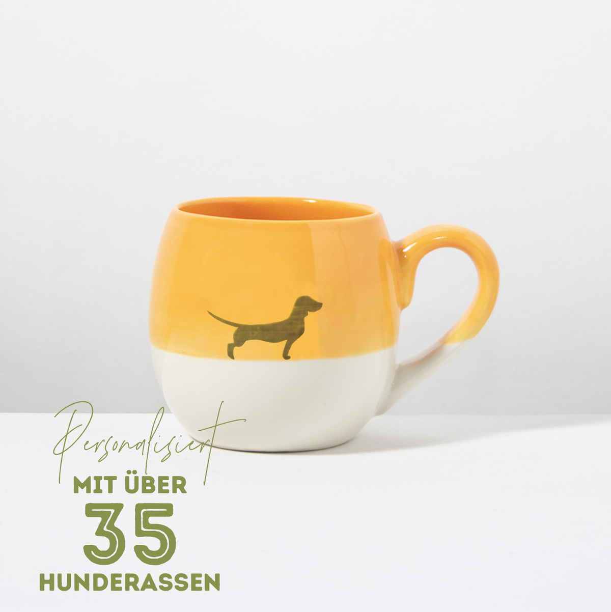 Tasse Lieblingshund Orange Light
