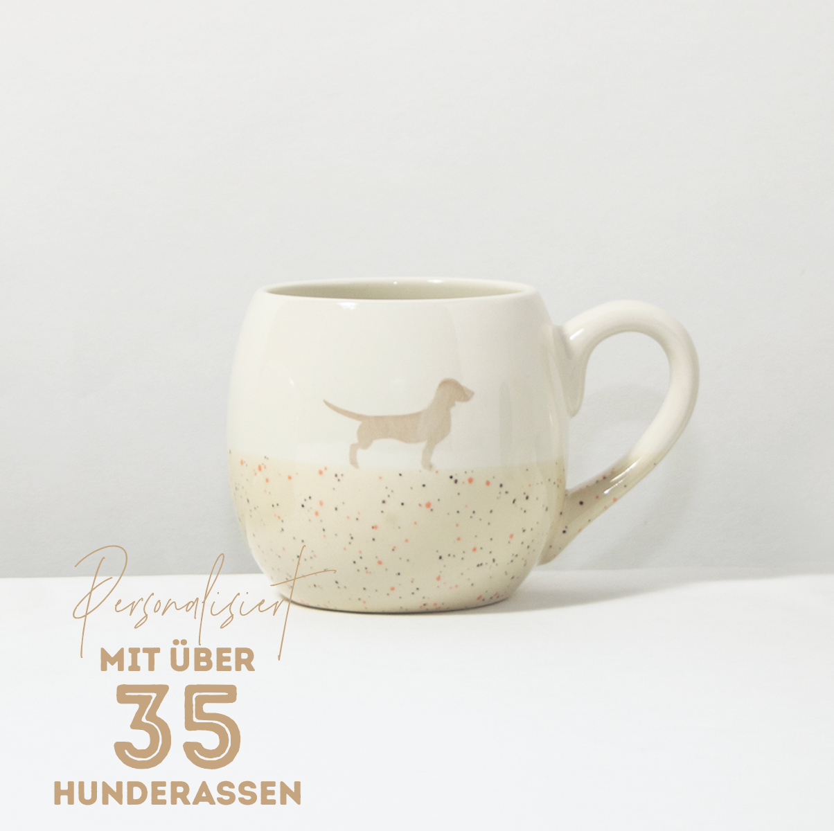 Tasse Lieblingshund Sand