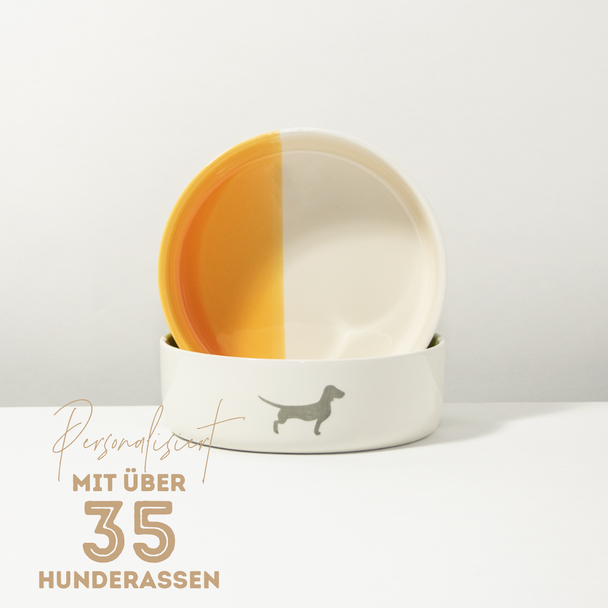 Hundenapf Lieblingshund Light Orange