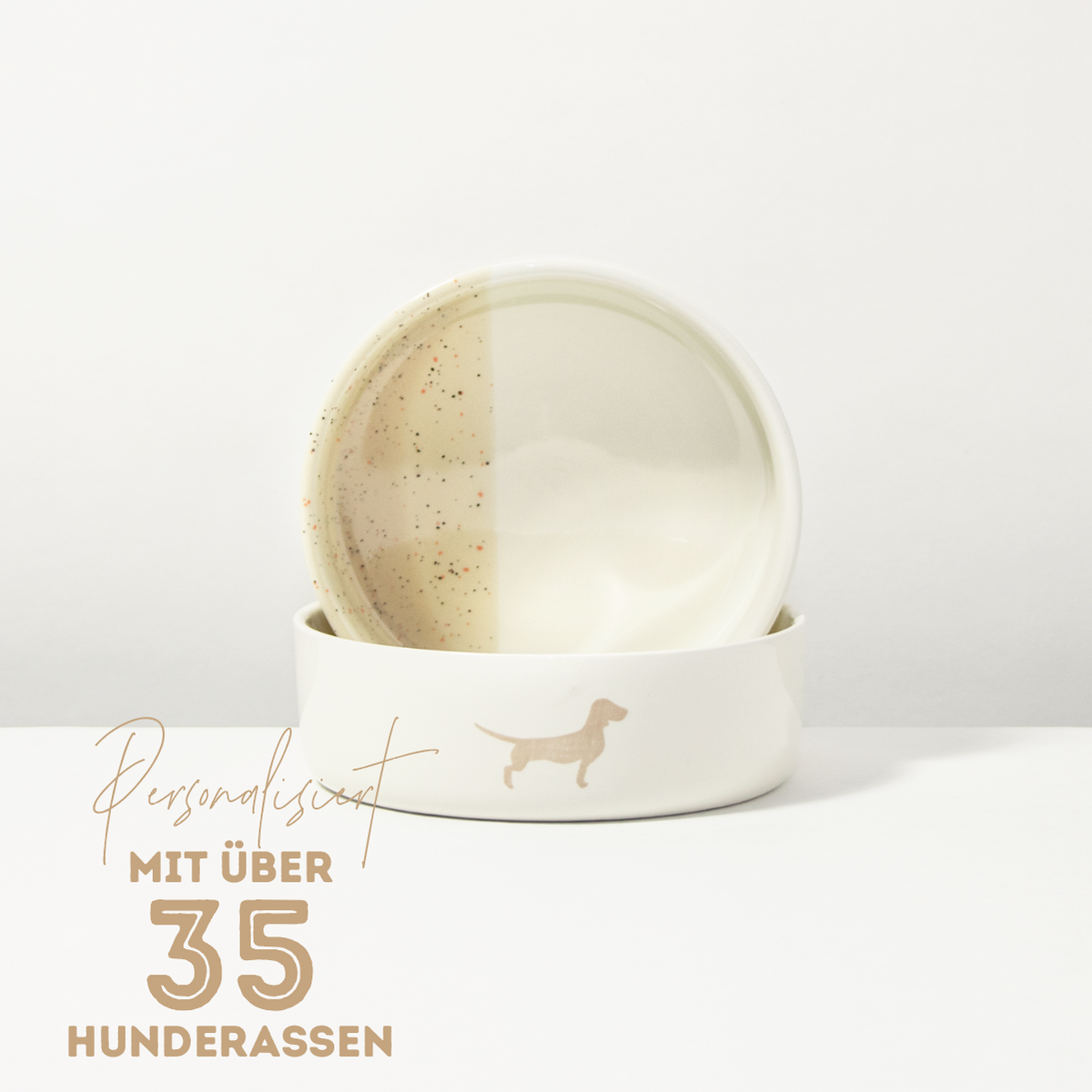Hundenapf Lieblingshund Sand