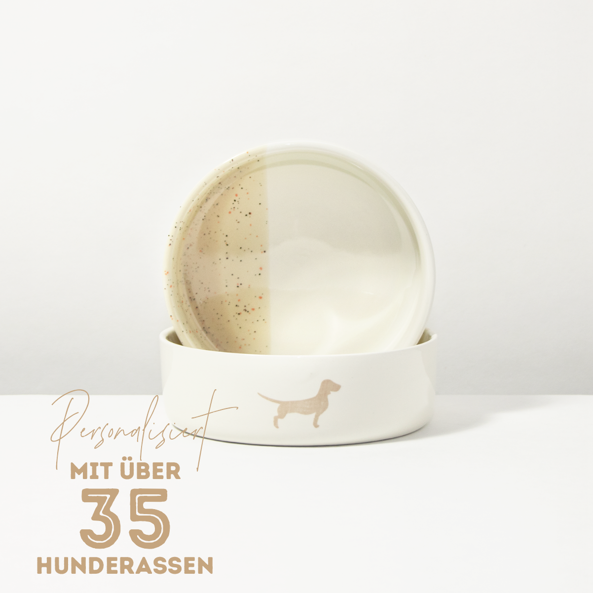 Hundenapf Lieblingshund Sand