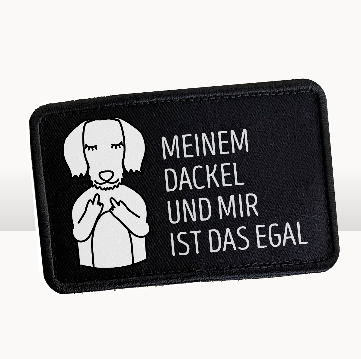 Unisex T-Shirt: "My dachshund and I don't care"