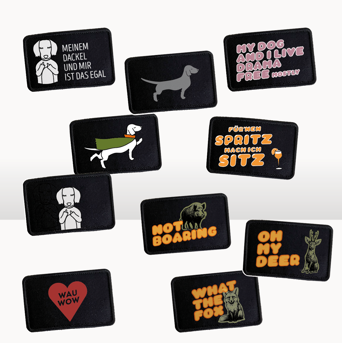 Patches für Caps Black