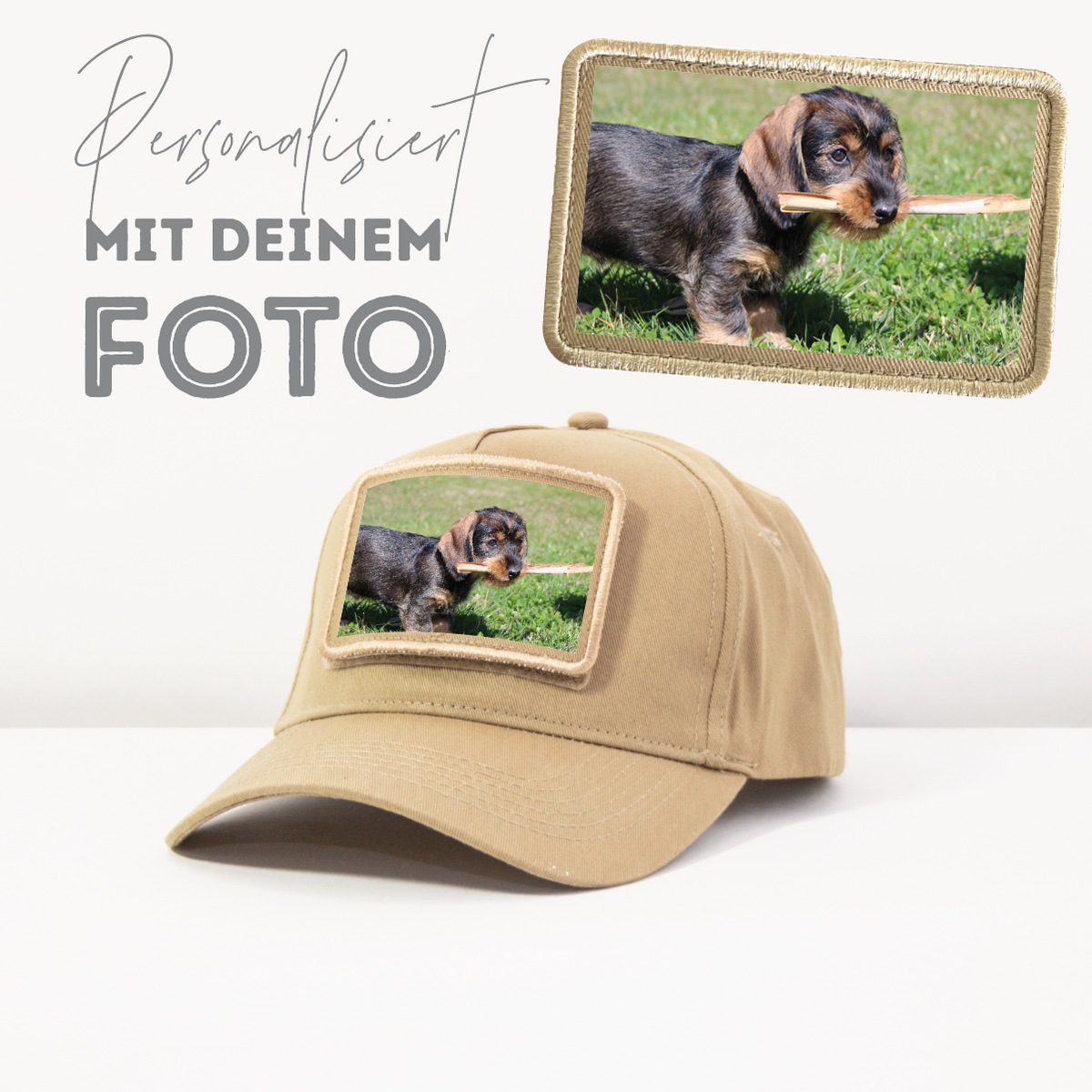 Cap Lieblingshund Foto Sand