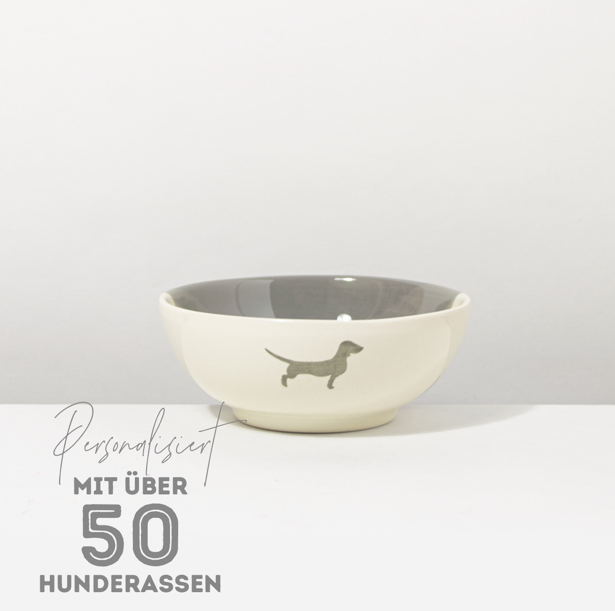 Bowl Dachshund Sand