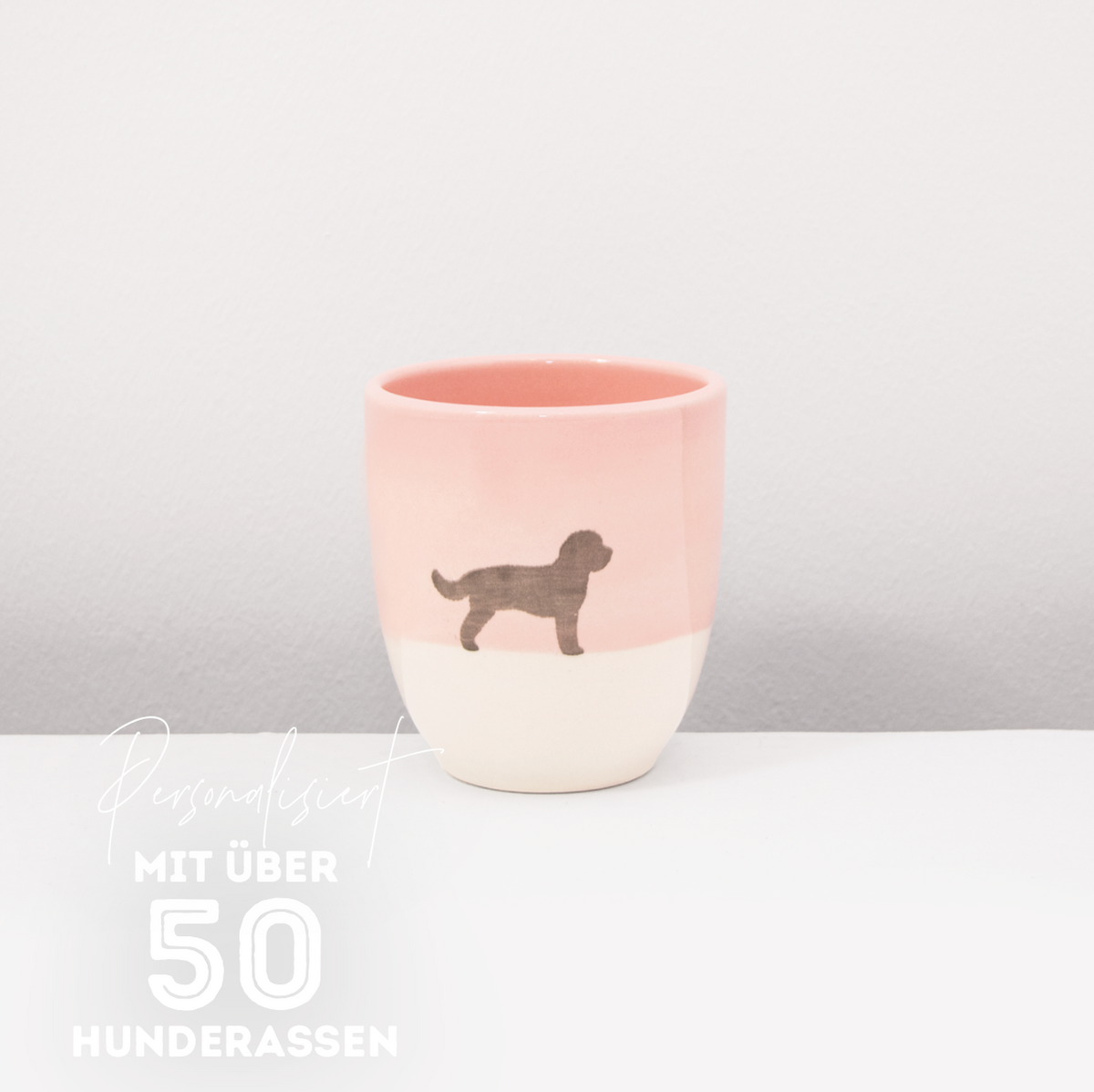 Becher Lieblingshund Powder Rose