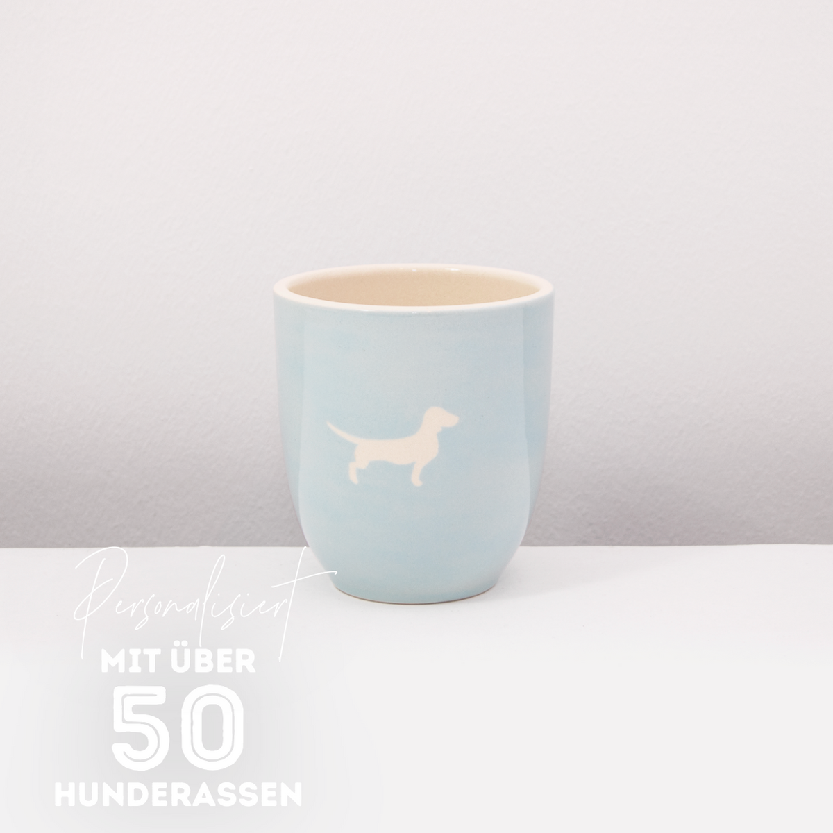Becher Lieblingshund Full Powder Blue