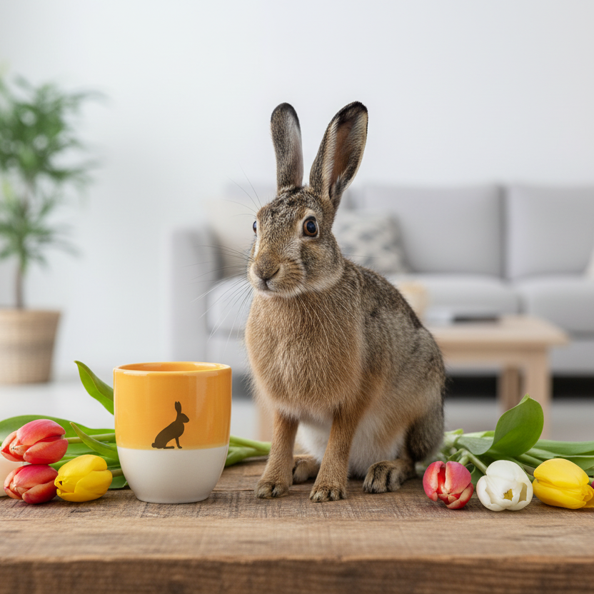 Mug Roebuck Light Orange