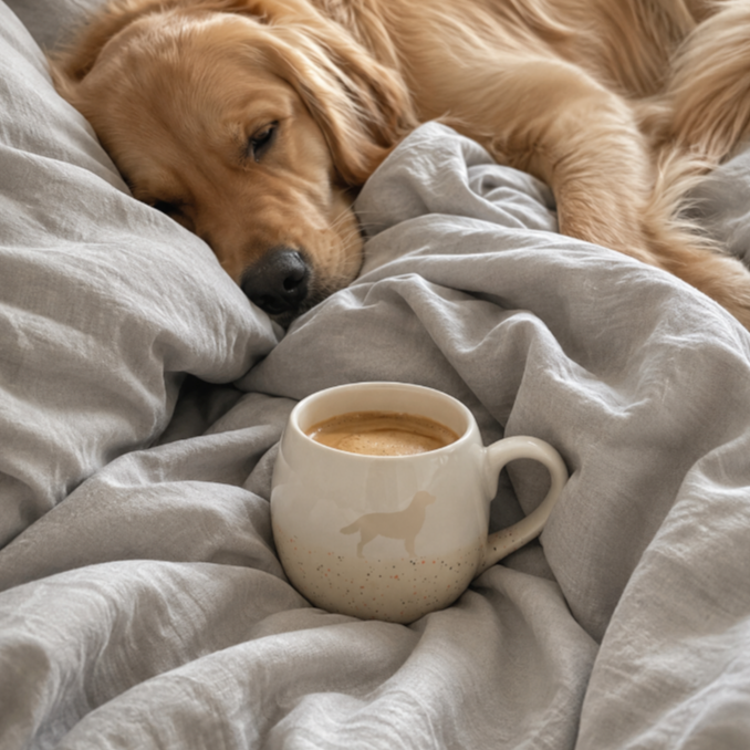 Tasse Lieblingshund Sand
