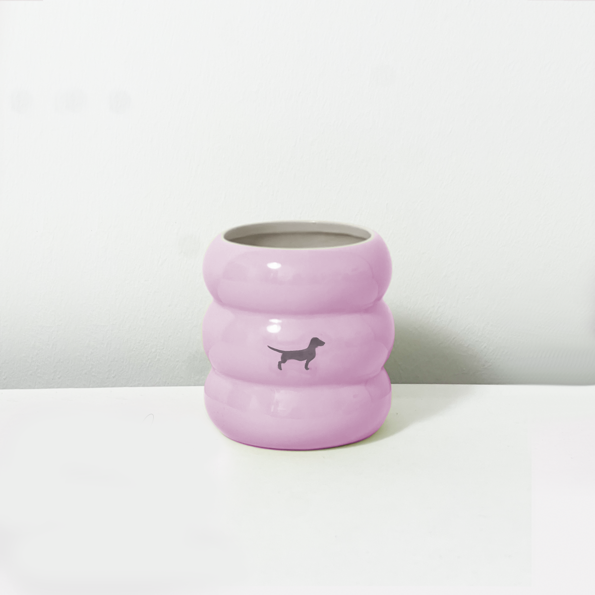 Bubble Becher Dackel Lavender