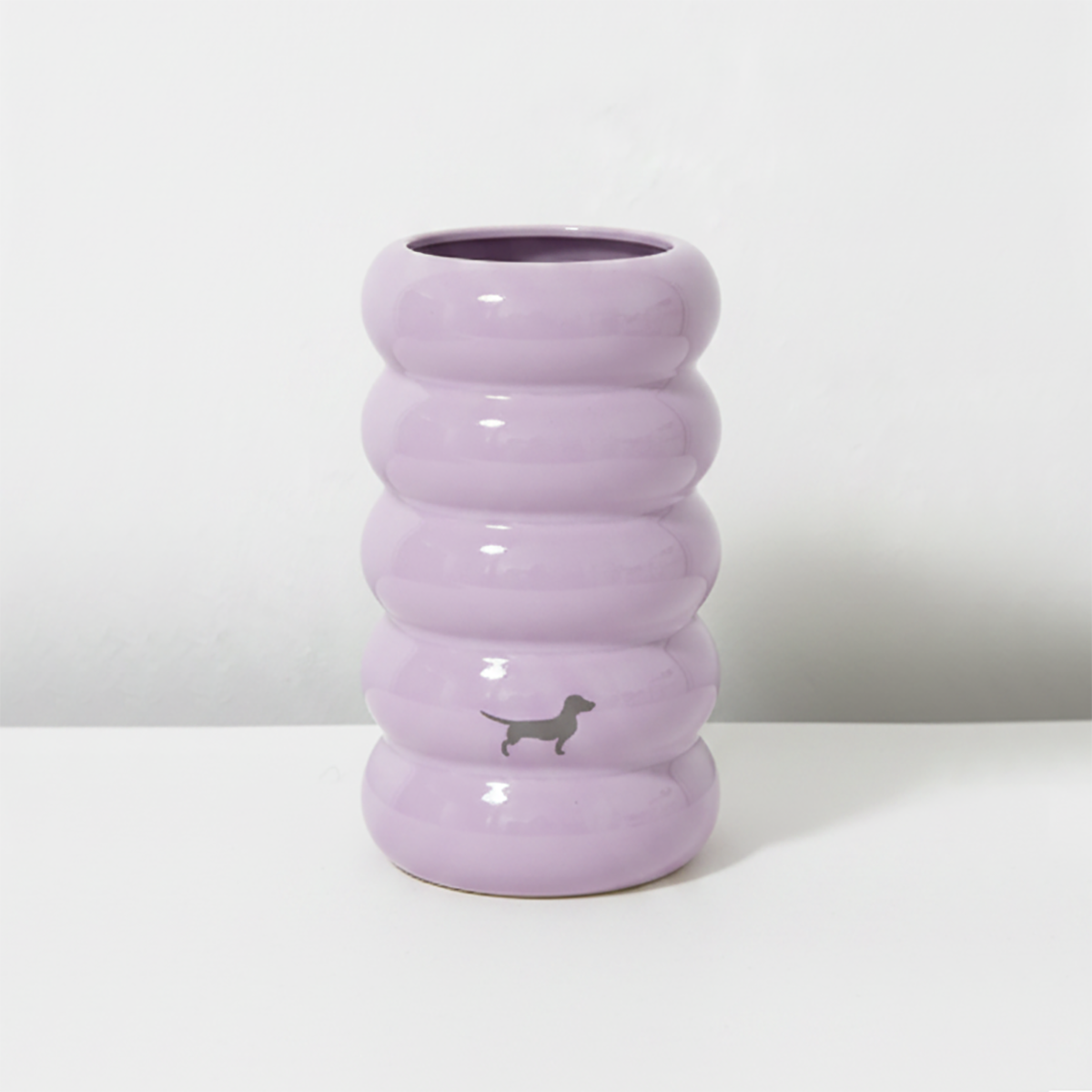 Bubble Vase Dackel Lavender