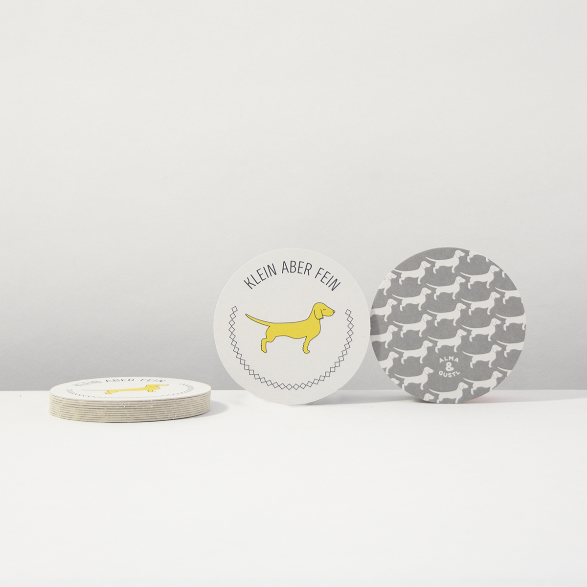 Bierdeckel Klein aber Fein 12er-Set