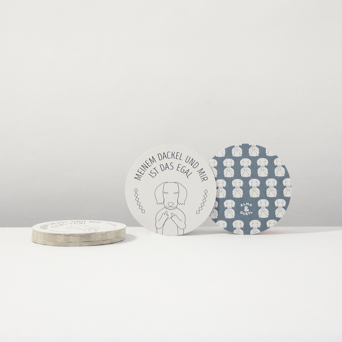 Bierdeckel Stinkedackel 12er-Set