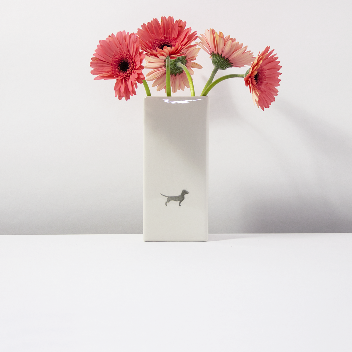 Vase Square 22 Small but Fine Cream