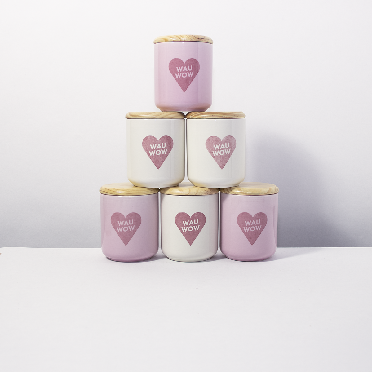 Mug WAU WOW LOVE Rose
