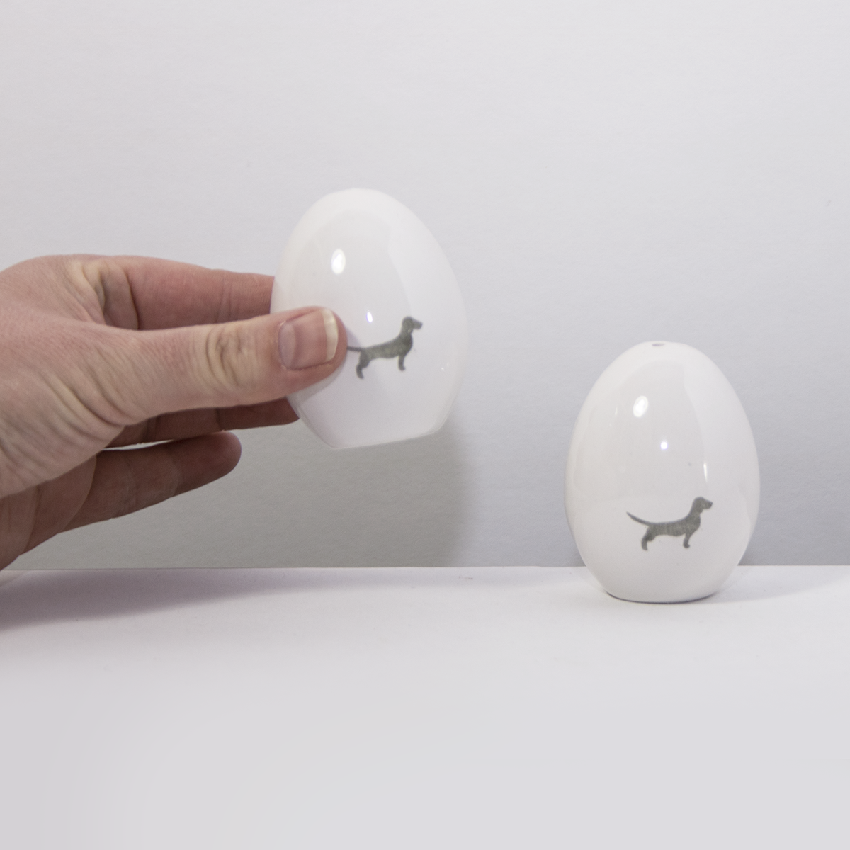 Dachshund salt shaker set of 2