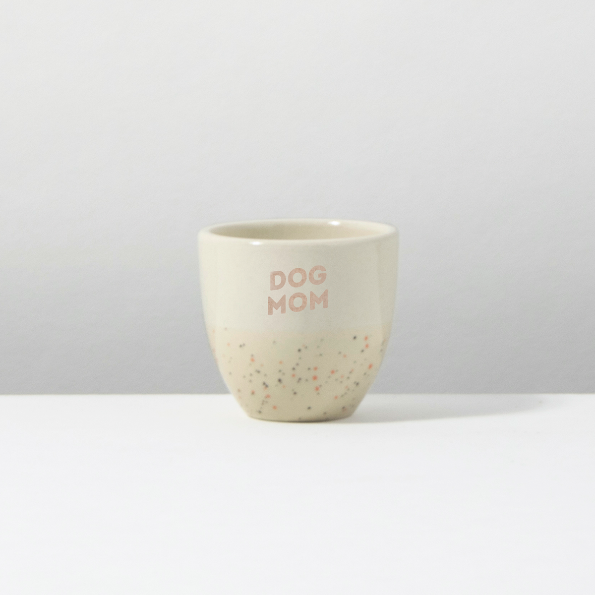 Espressobecher DOG MOM Sand