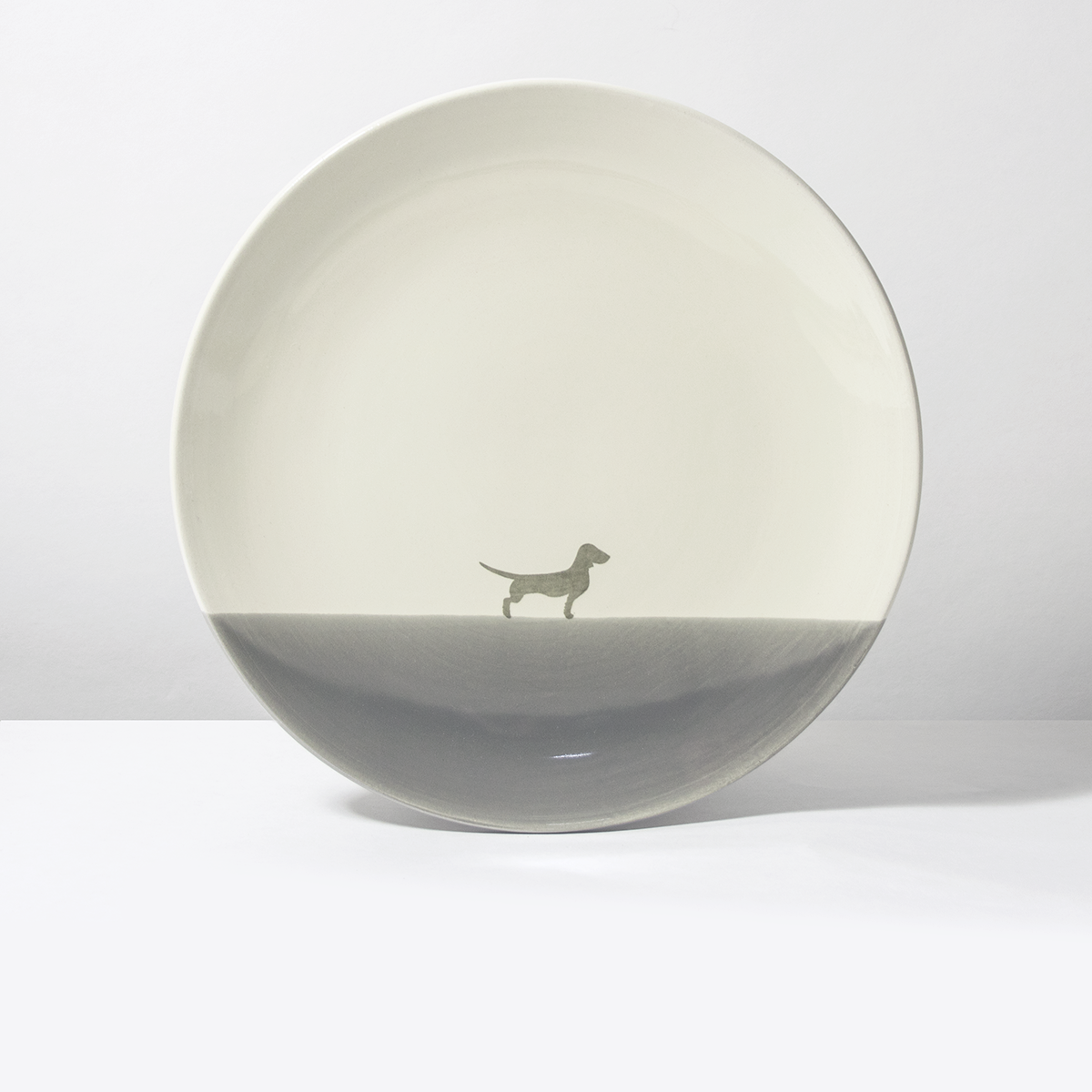 Großer Teller Lieblingshund Dusty