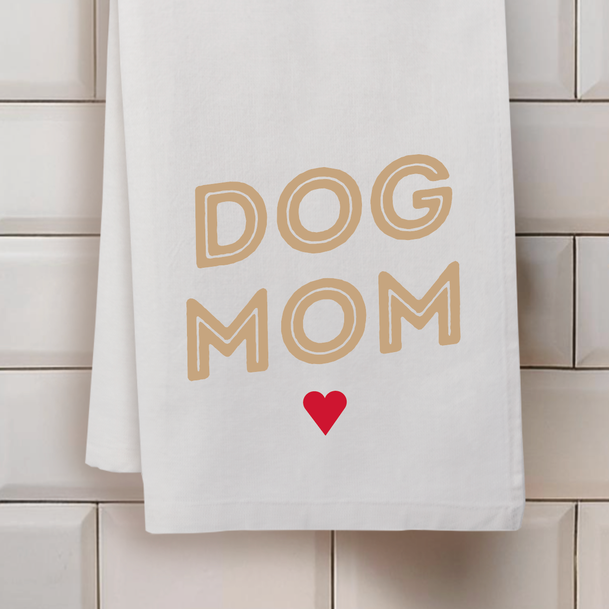 Tea towel DOG MOM
