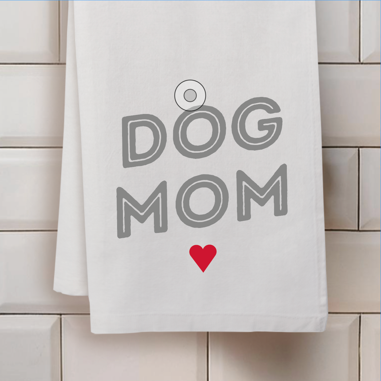 Tea towel DOG MOM