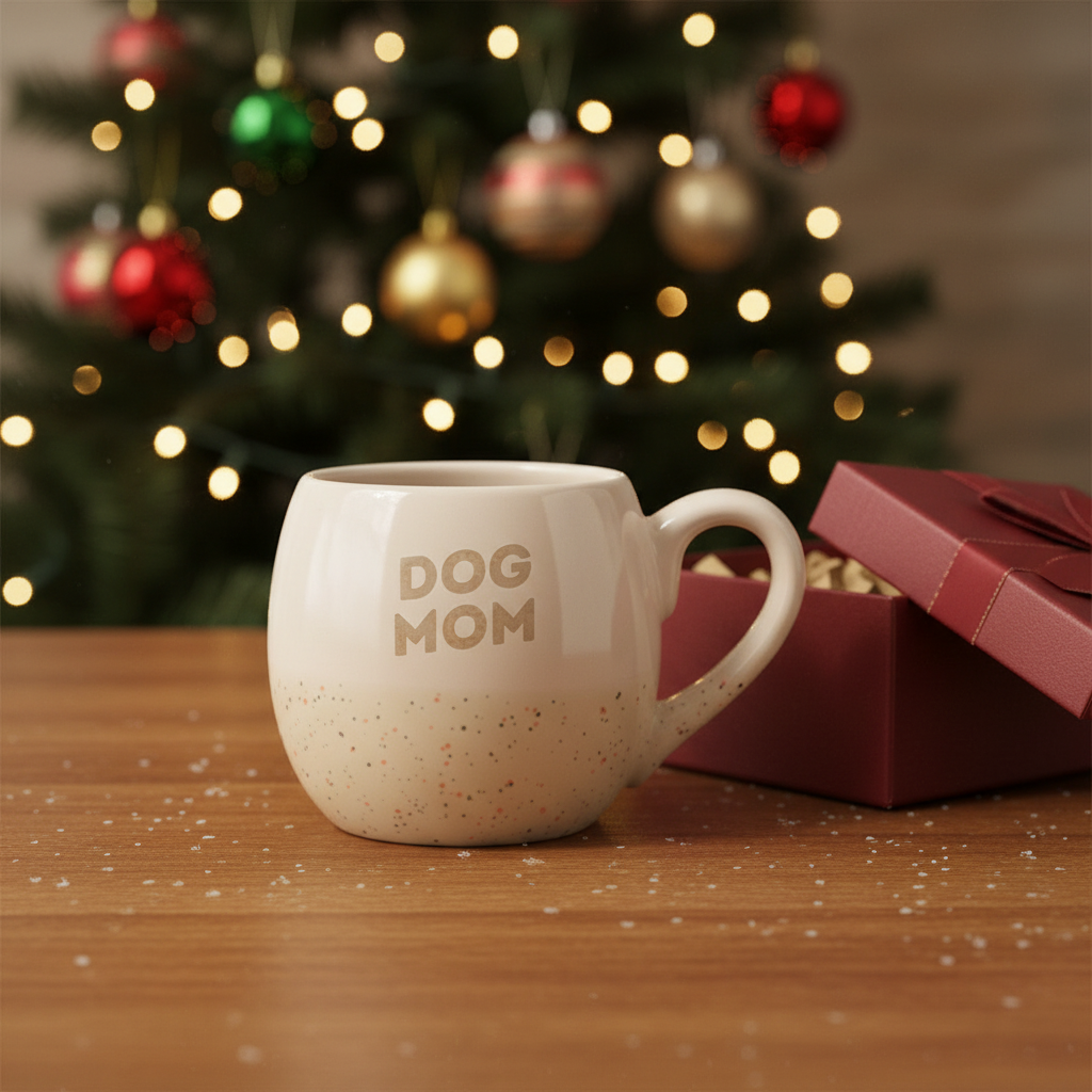 Tasse DOG MOM Sand