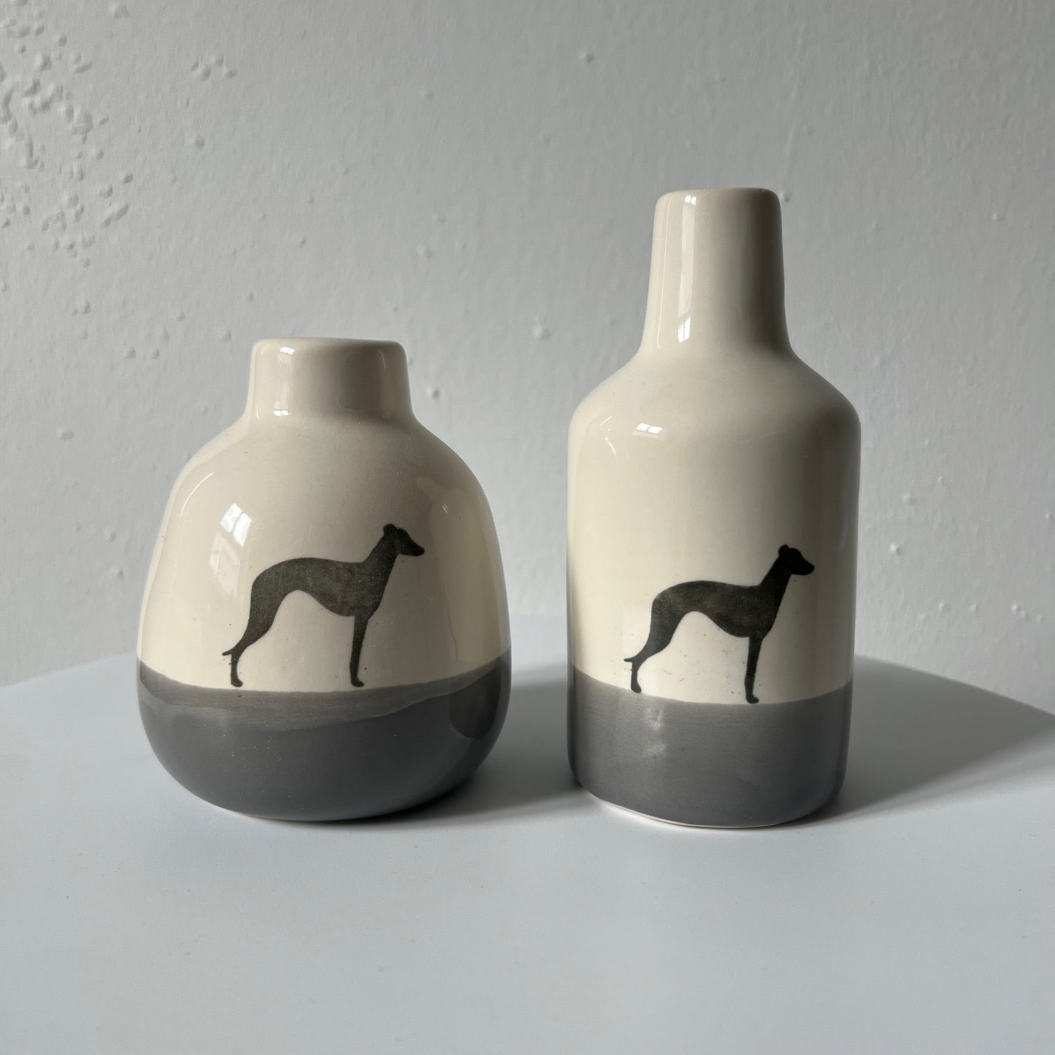 Vases in a set of 3 Small but fine Dusty