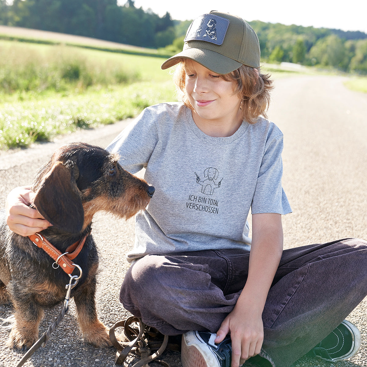 Kids Unisex T-Shirt: Revolverdackel