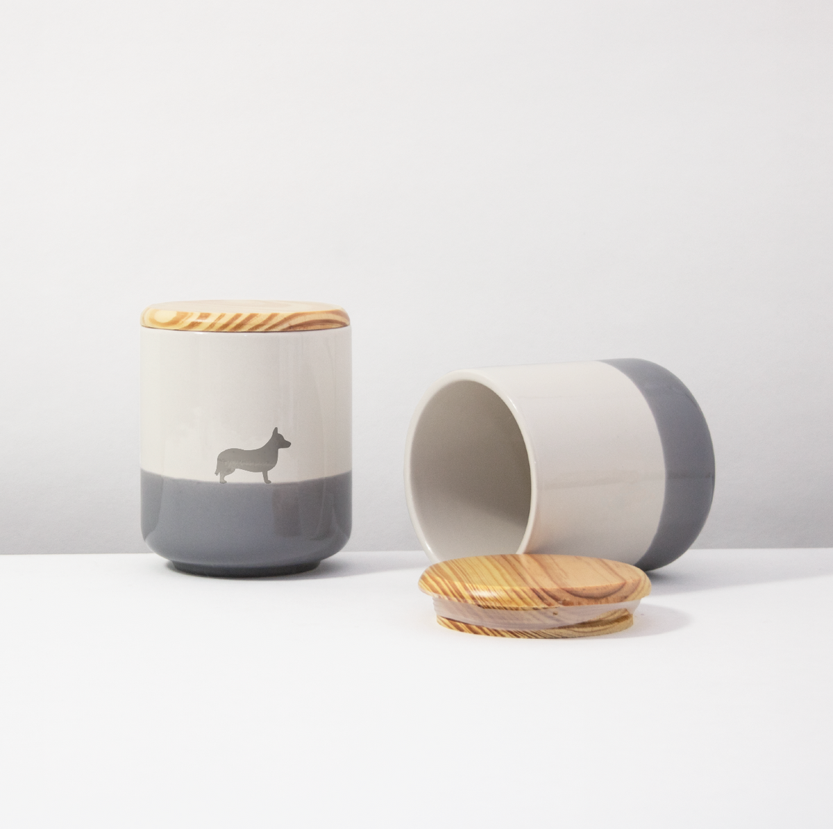 Treat tin 14 for dog & human Corgi