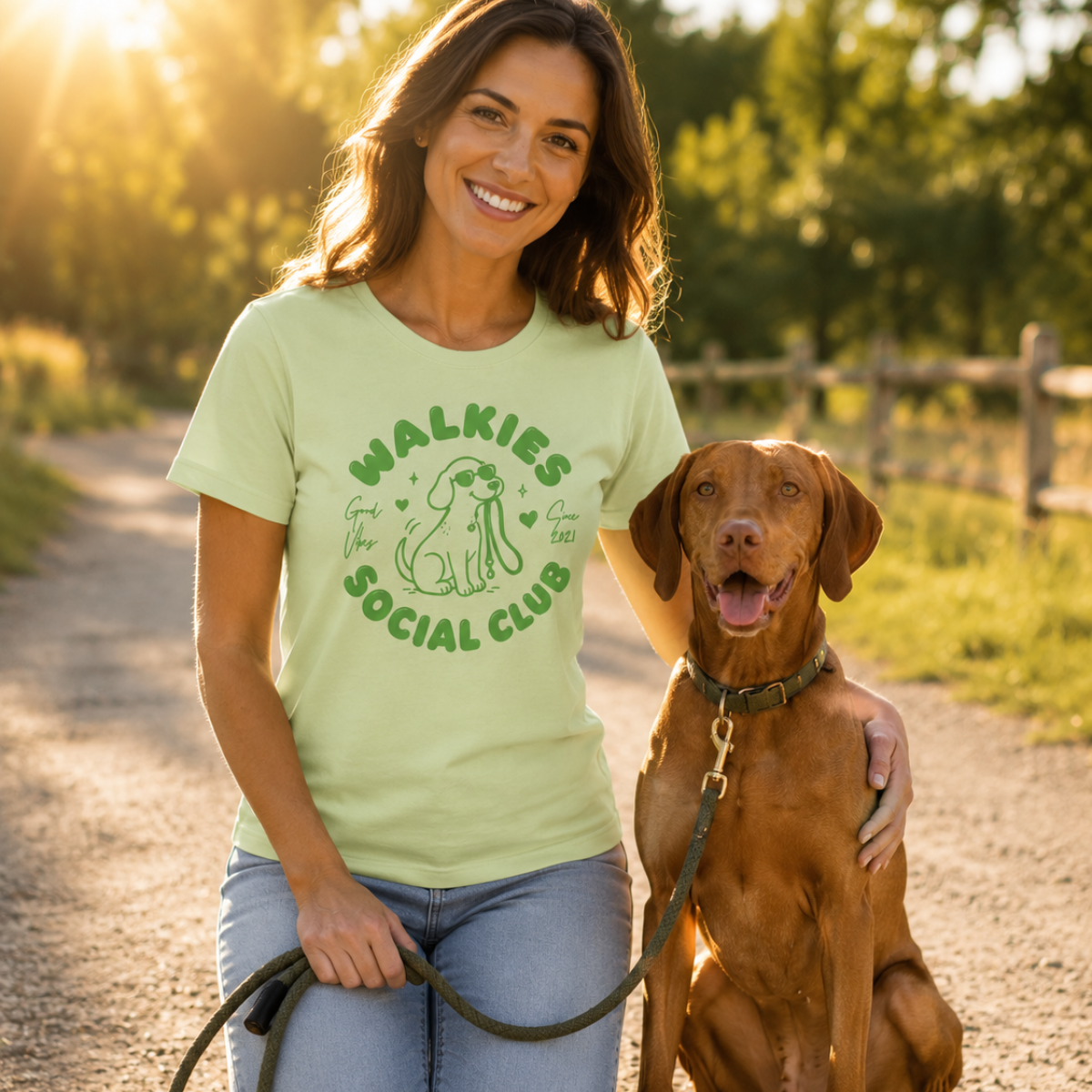 Womens T-Shirt: Walkies Social Club