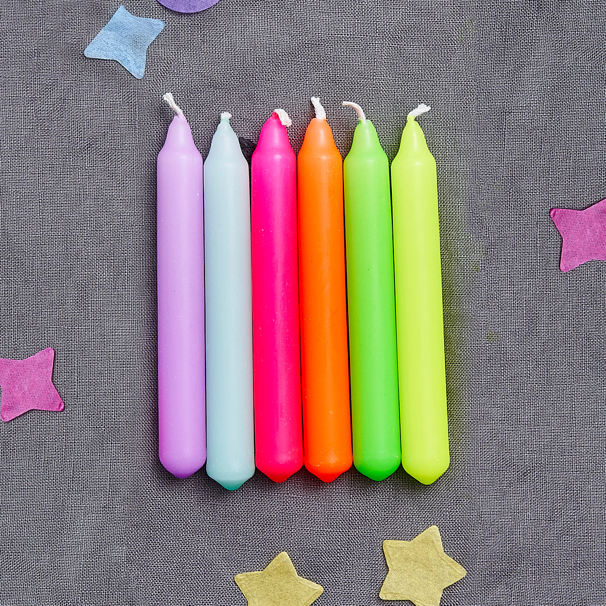 Candles pack of 6
