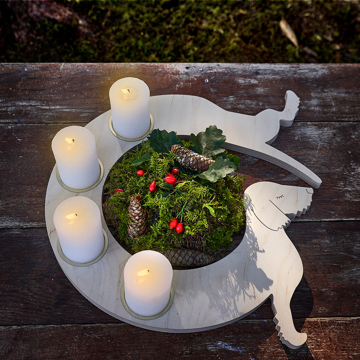 Adventskranz-Dackel LIMITED EDITION