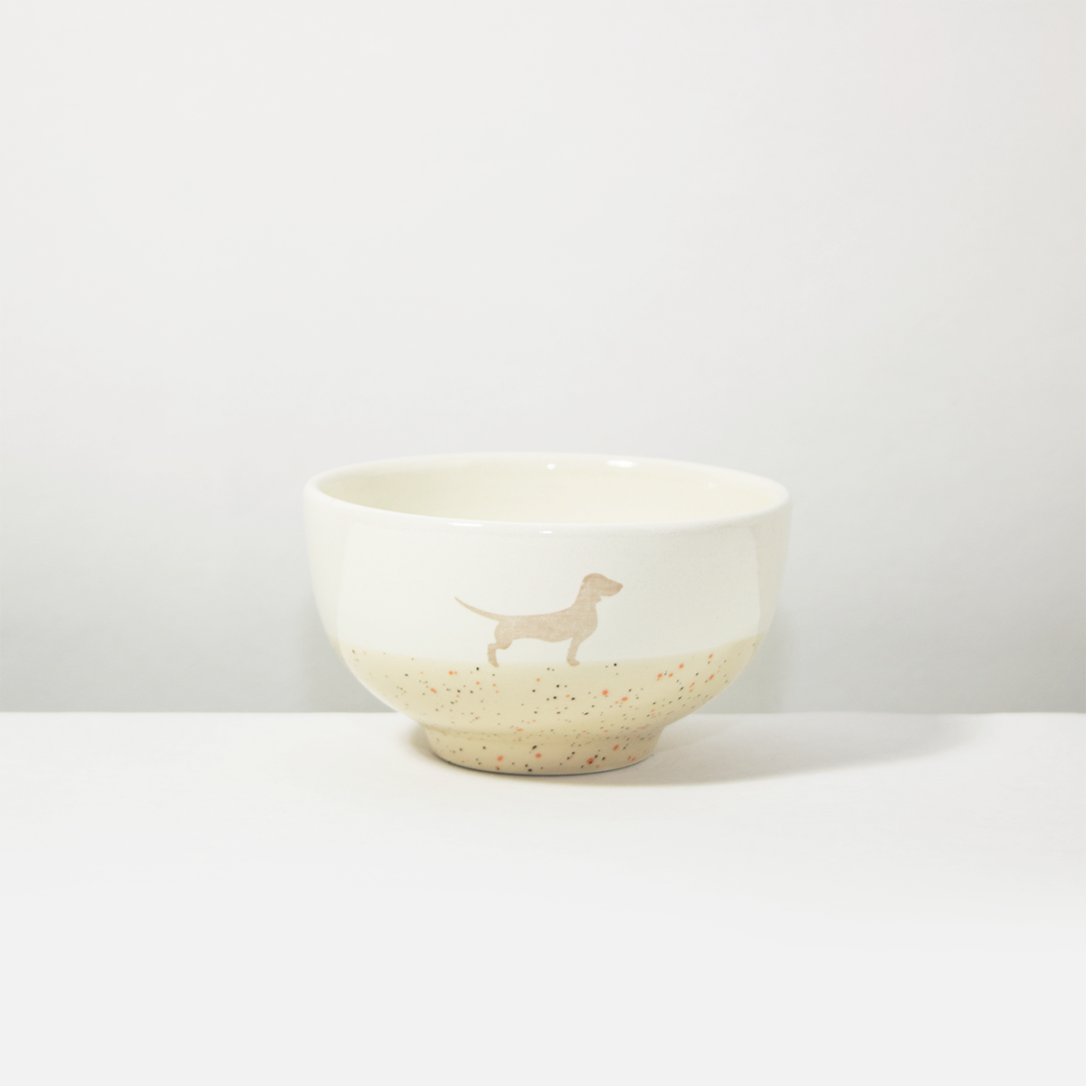 Schüssel Lieblingshund Sand