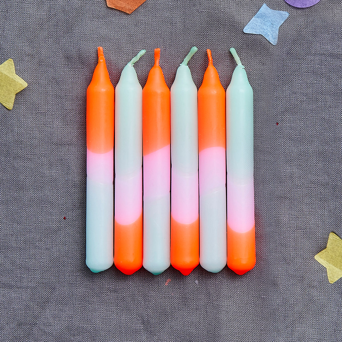 Candles pack of 6