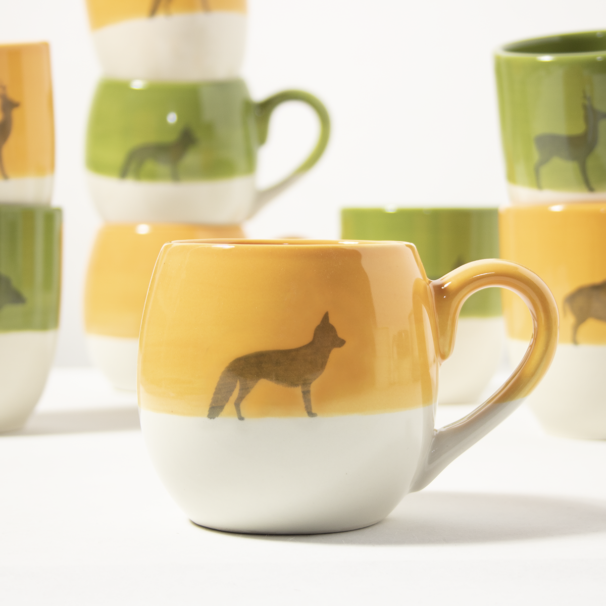 Cup Fox Light Orange