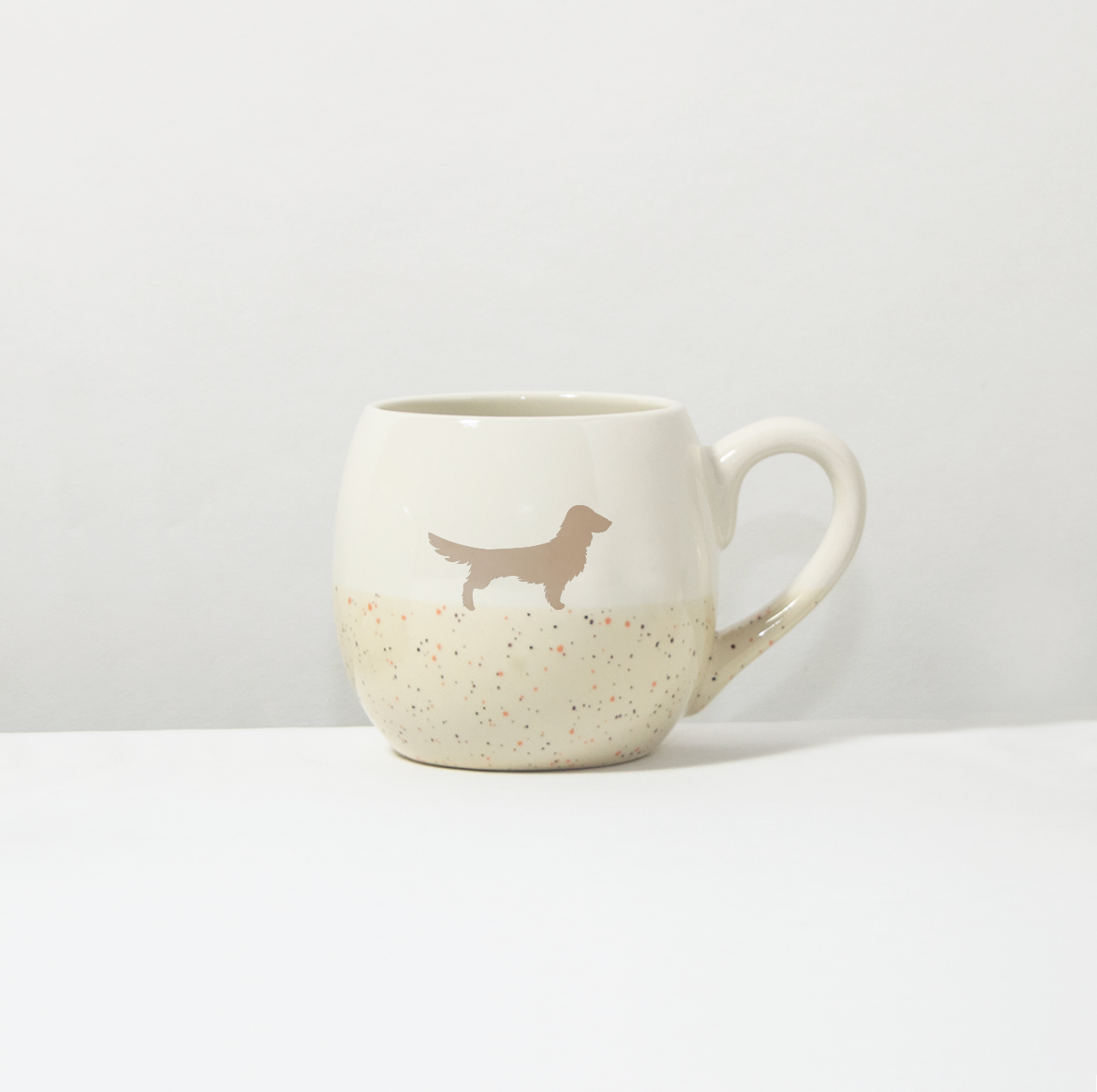Tasse Langhaardackel Sand