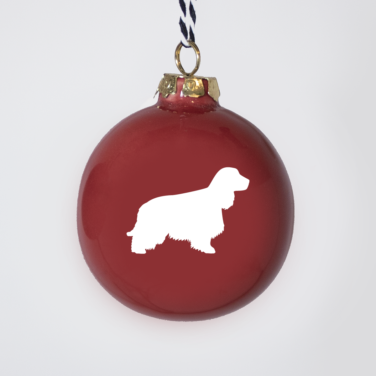 Christmas tree bauble dachshund sand large
