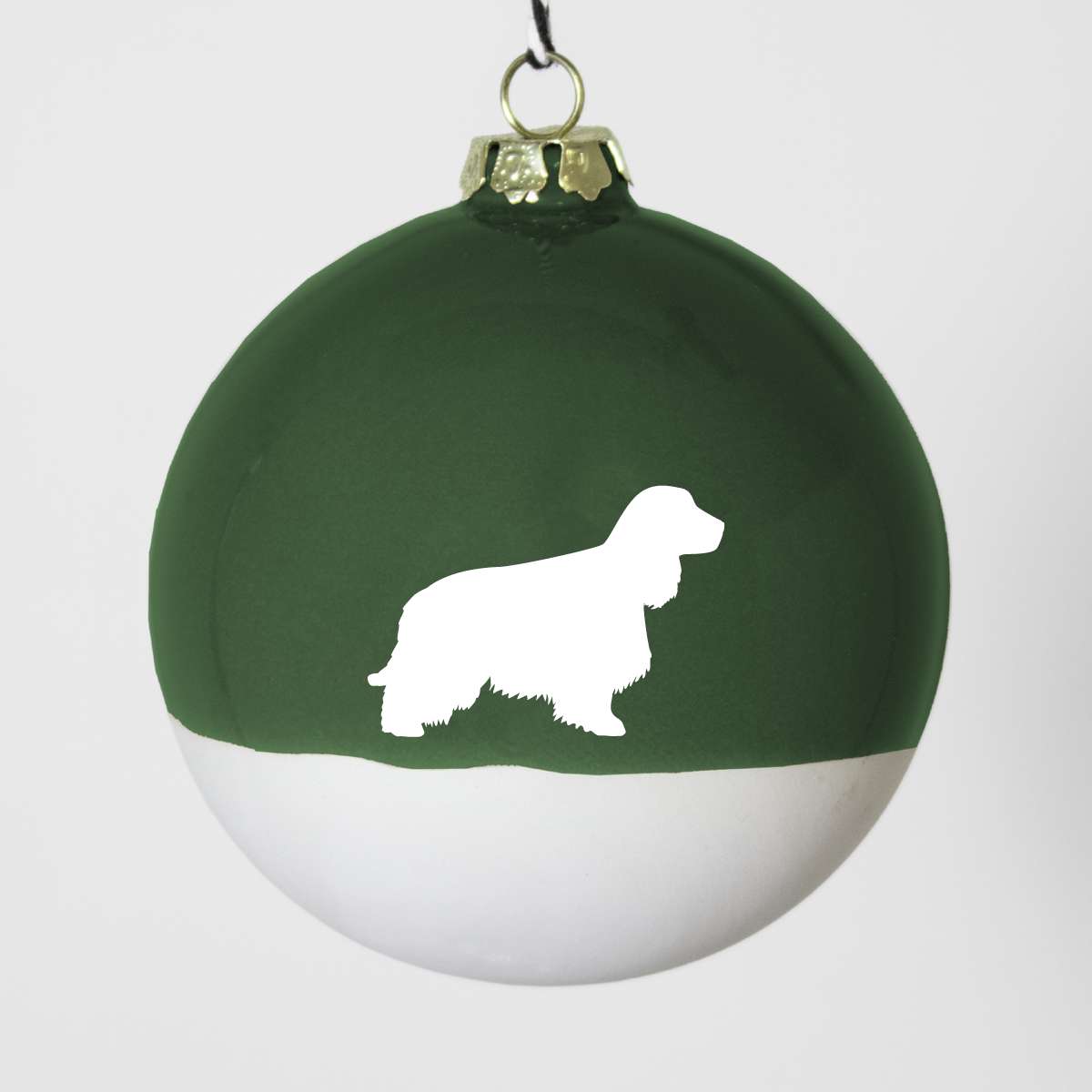 Christmas tree bauble dachshund sand large